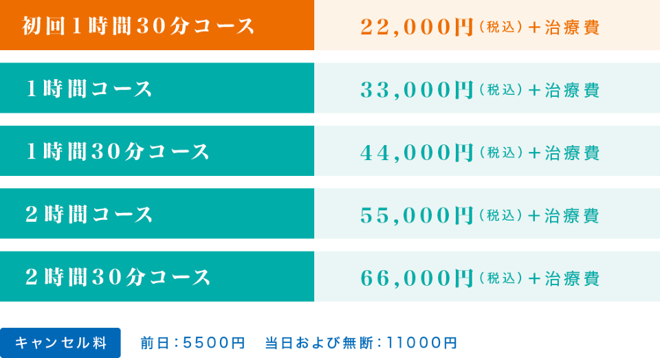 麻酔料金